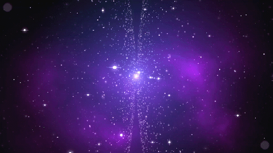 唯美粒子星空gif