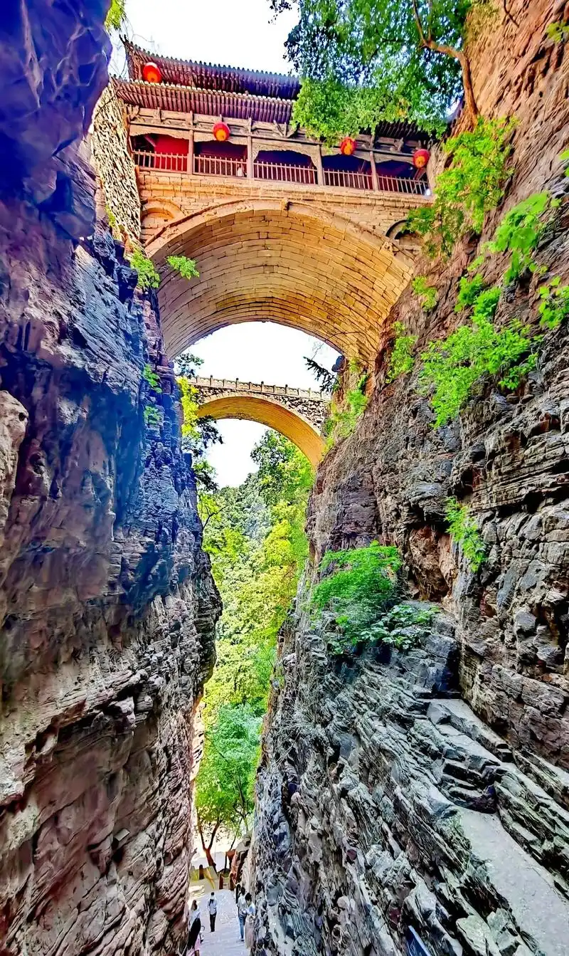 看中国最大悬空寺,赏《卧虎藏龙》拍摄地.#神奇的大自然 #旅 - 抖音