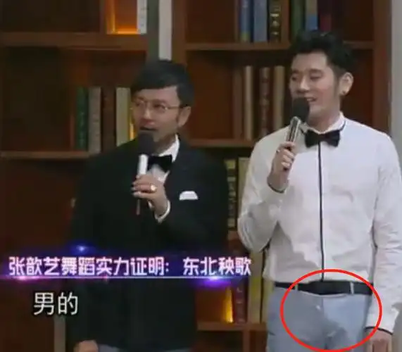 还被扒多次在节目中对女嘉宾起生理反应,柳岩张歆艺受牵连