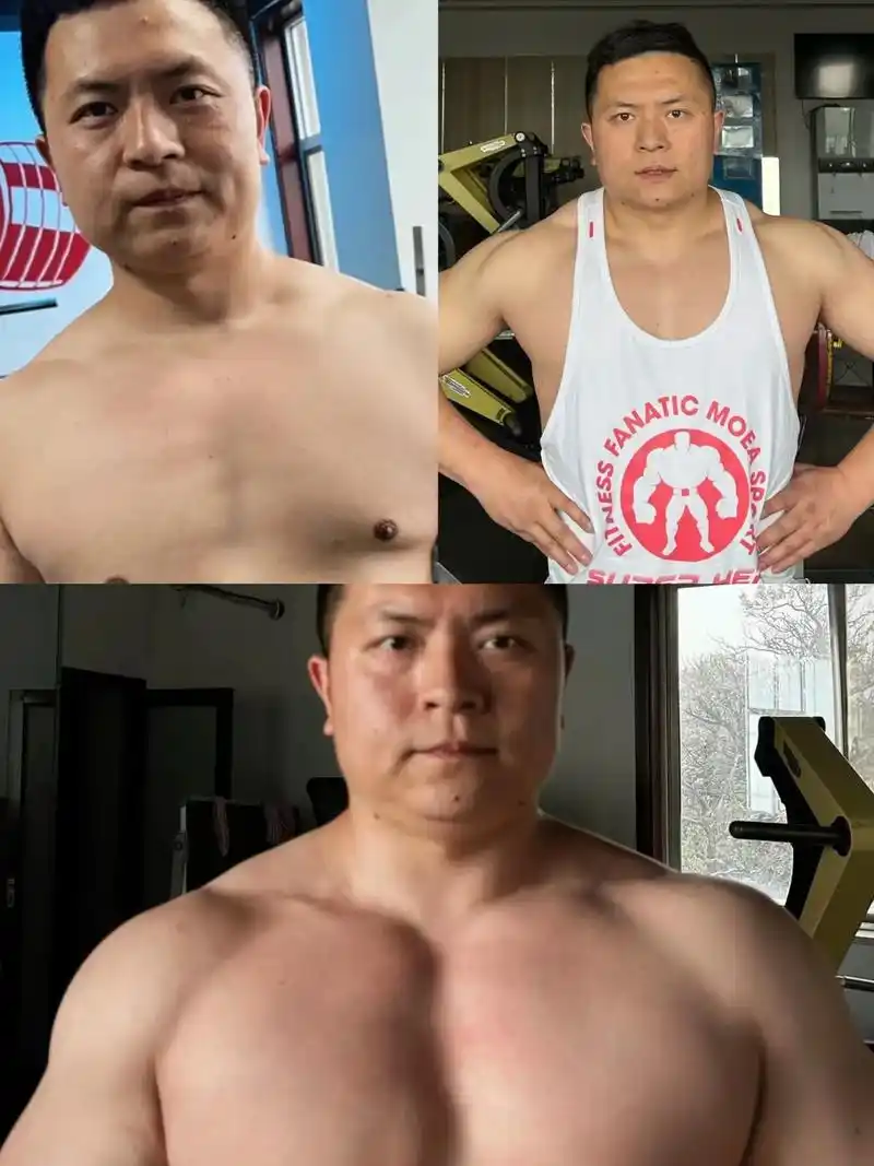 斜方肌之王9191#健身前后的变化 - 抖音