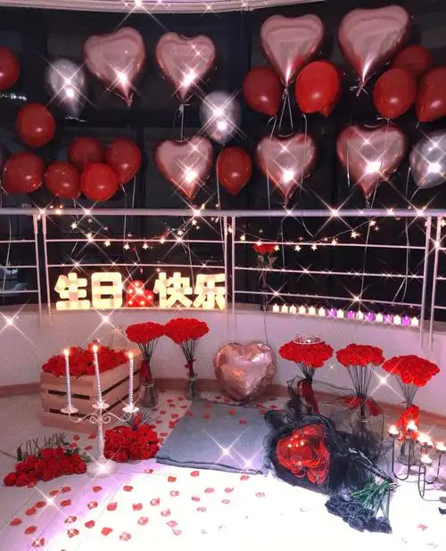 上海过生日这样布置简直不要太浪漫