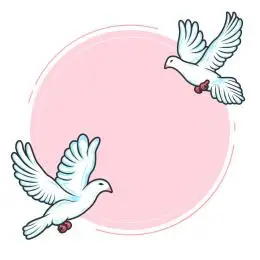 卡通海鸥手绘矢量公众号配图