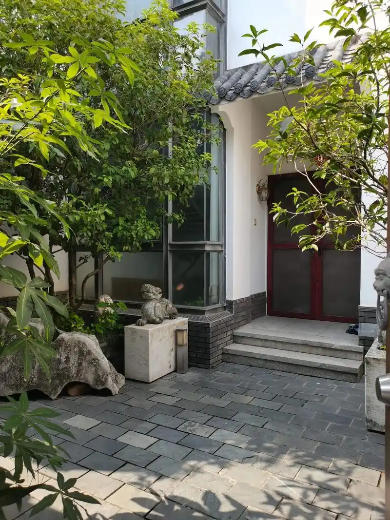 古风院子.广州清华坊中式别墅#中式小院 #实景拍摄效果 #一 - 抖音