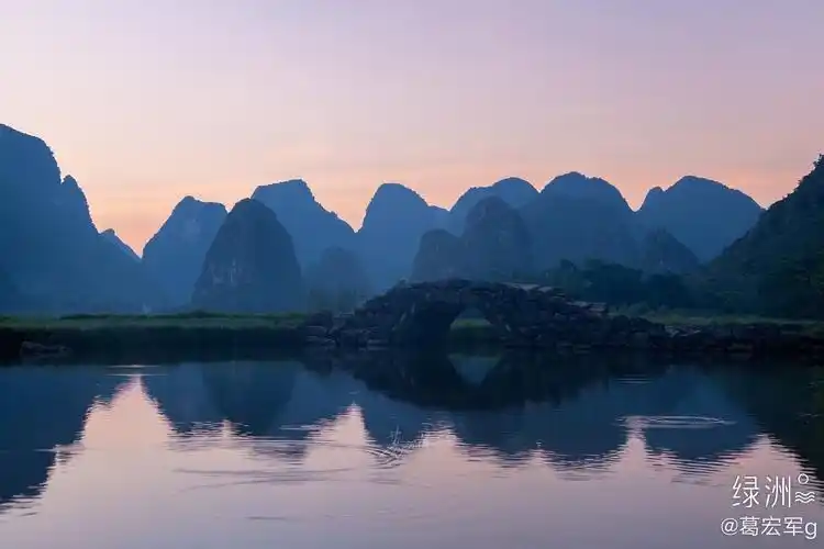 桥上风景 桂林状元桥的清晨_高清图集_新浪网