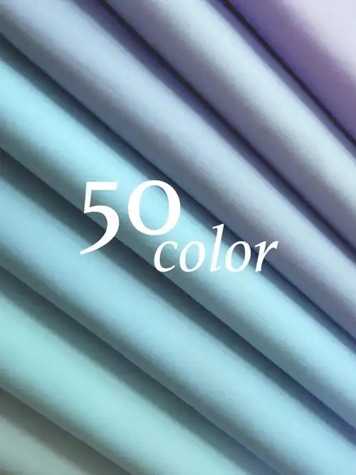 绵绸裙子布料 纯色diy衣服装棉布绵绸连衣裙衬衣婴儿面料布料 42荧光