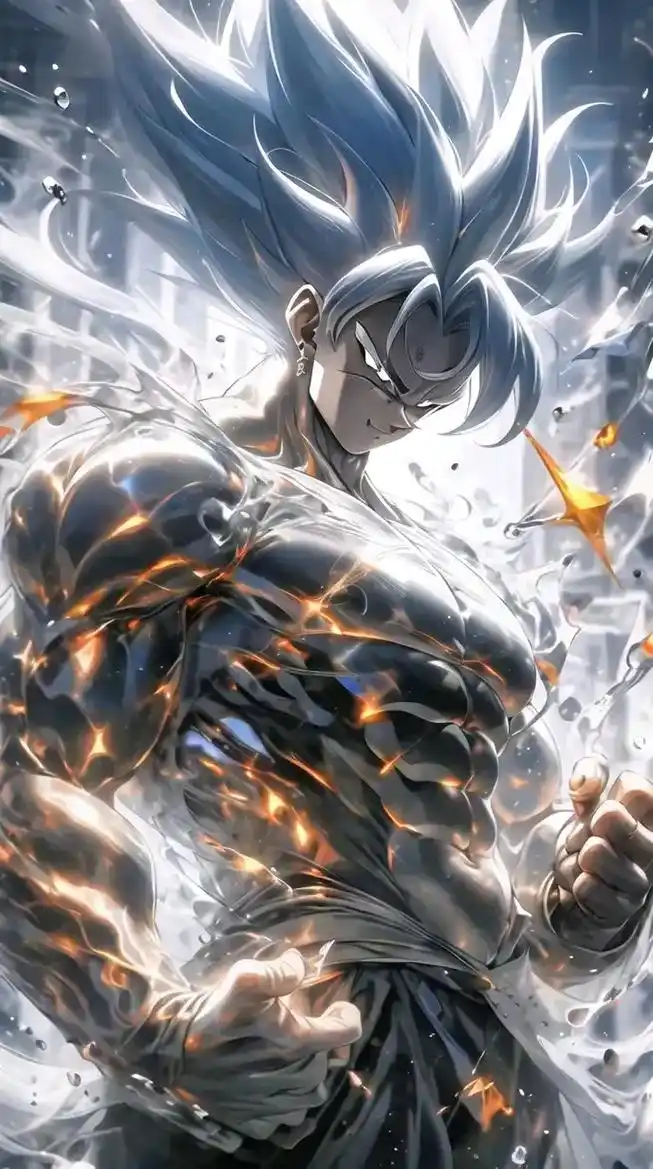 超燃悟空赛亚人壁纸.#手机墙纸 #二次元 #超级赛亚人 #龙 - 抖音