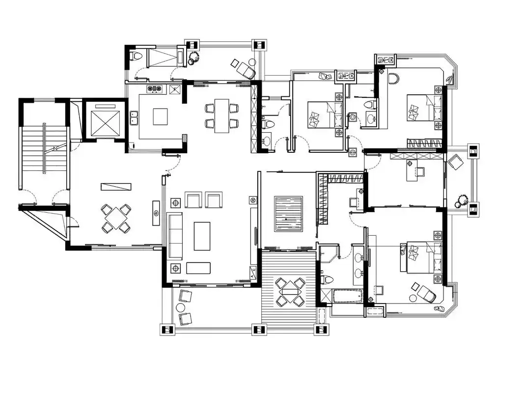 新古典220方大平层