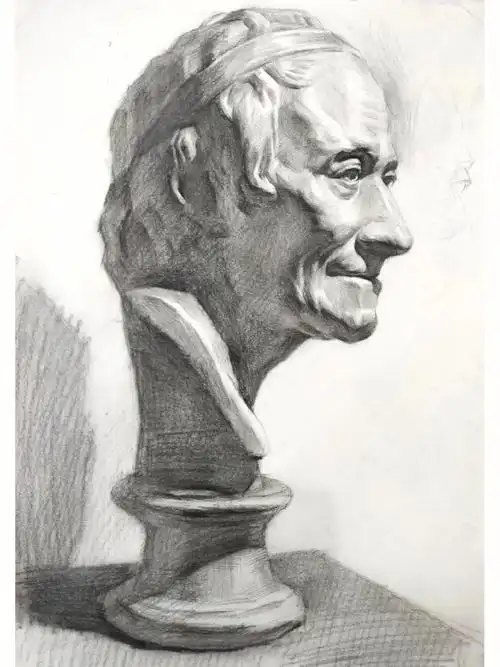 石膏头像伏尔泰