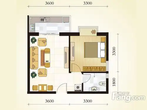 自住 两相宜 50-80平米超小户型5300元起