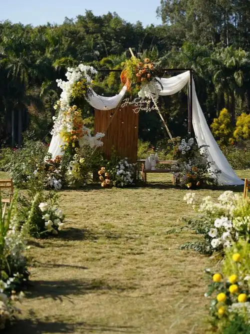 婚礼记录我的游园会婚礼02户外婚礼布置①