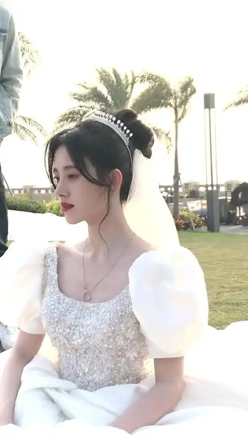 向全世界安利鞠婧祎##鞠婧祎婚纱造型