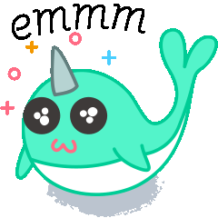 很皮的,小鲸鱼儿微信表情