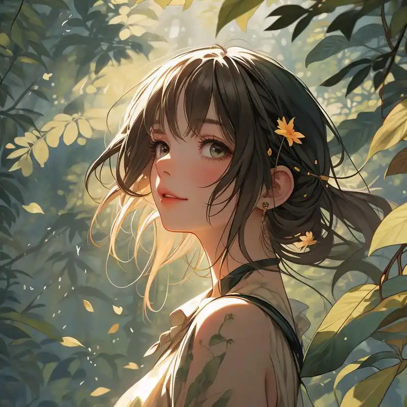 森系头像95清新脱俗,氛围感拉满99 森系女生头像来啦!