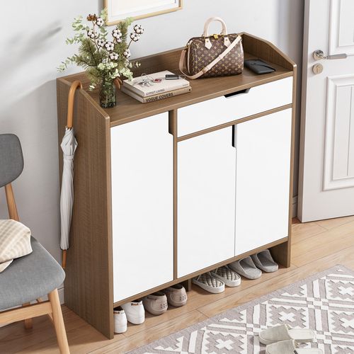 蔓斯菲尔鞋柜家用进门口外大容量阳台储物柜客厅玄关柜入户简易收纳放