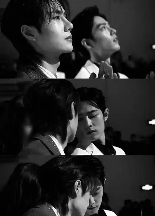 《陈情令》官方cp再合体,王一博肖战坐在一块窃窃私语,画面太美_女孩