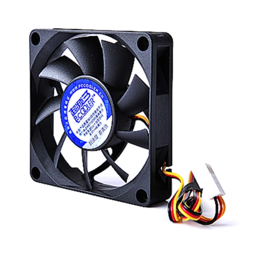 超频三旋风f72机箱风扇智能风扇7cm风扇amd原装散热器4针风扇静音