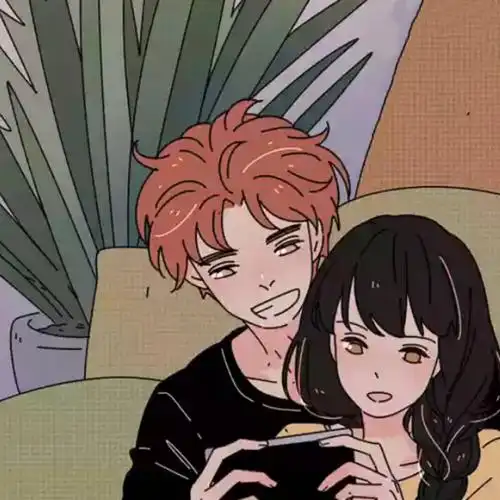 情头自截头像漫画男女