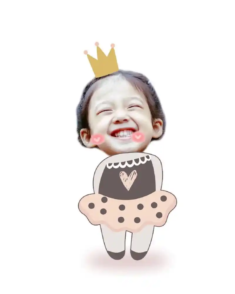 萌娃扣图 卡通身体大头照 幼儿园卡通头像 png免扣素材,需要的宝宝们