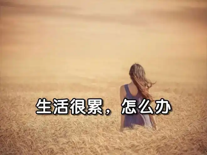 生活很累的经典句子满满的正能量发朋友圈送给很累的你