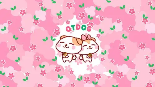 秋田君可爱卡通电脑桌面壁纸图片