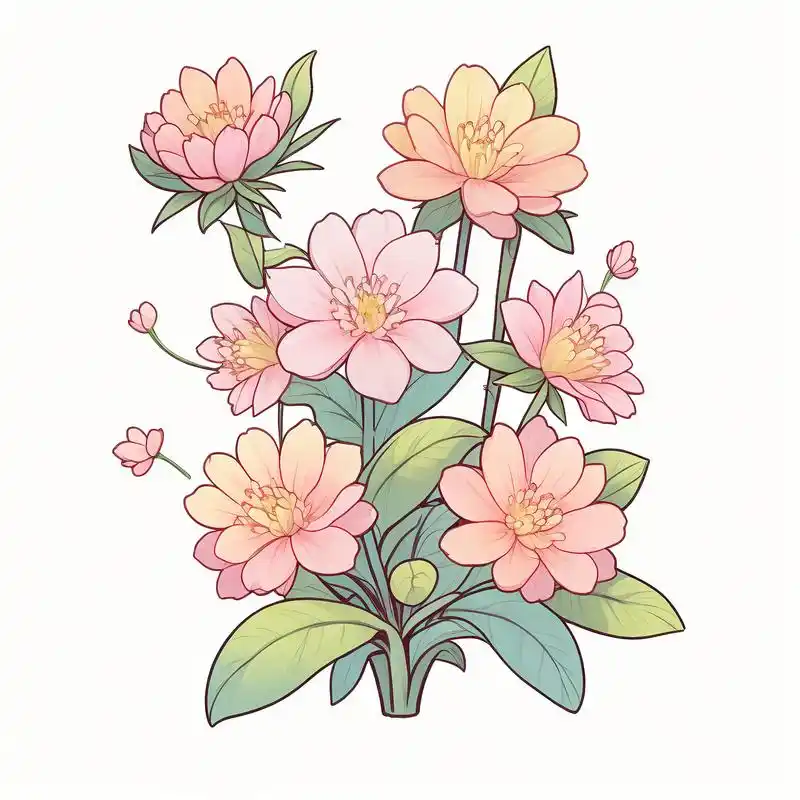 90好运发财花朵卡通头像94