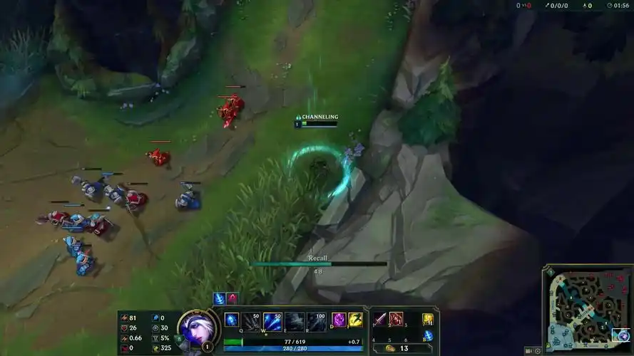 8.13版本快速回城的正确方式,各位不用谢 英雄联盟