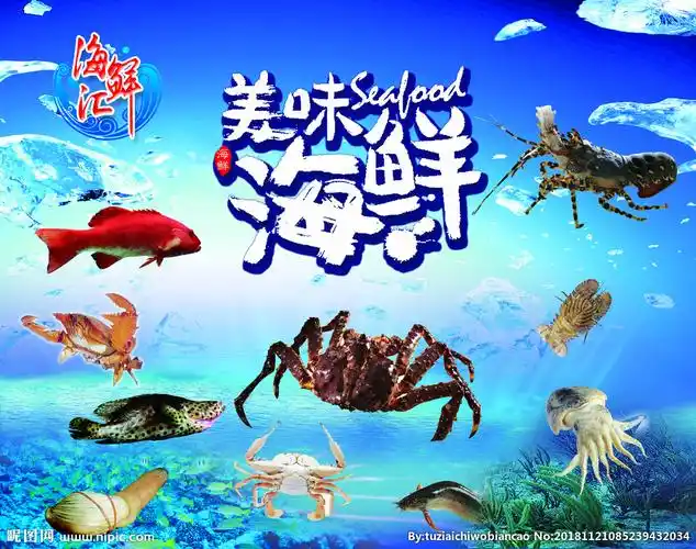 海鲜图设计图__广告设计_广告设计_设计图库_昵图网nipic.com