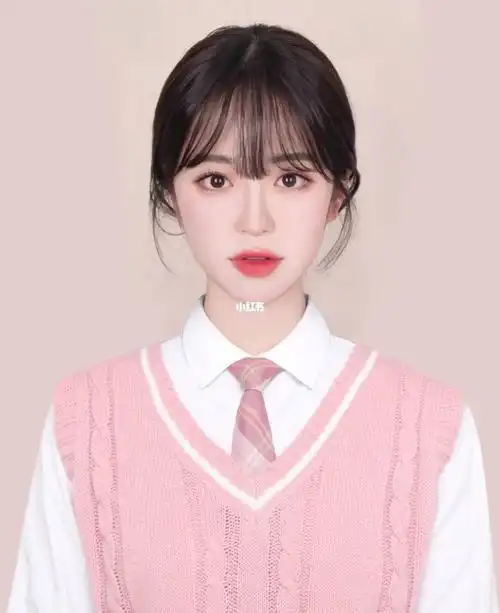 韩系证件照模板分享粉粉嫩嫩的绝好看