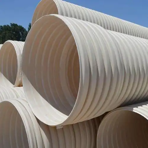 四川厂家直销康泰0d200pvcu双壁波纹管排水波纹管