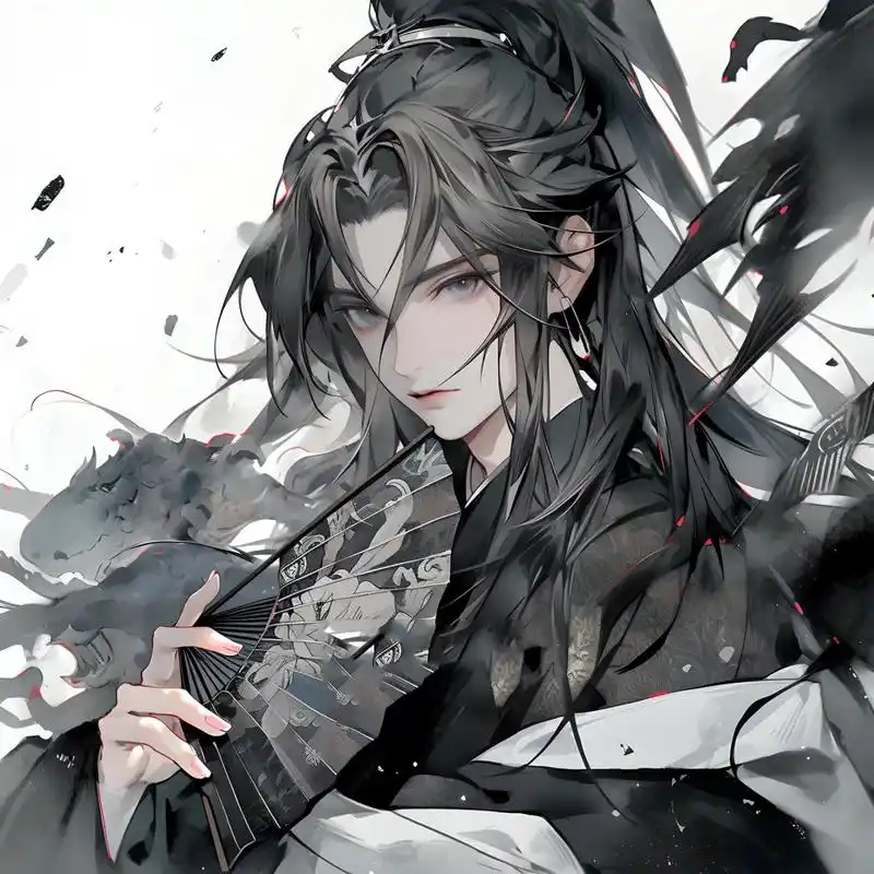 古风情侣头像|扇子一出,清凉一夏!