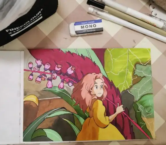 马克笔临摹宫崎骏