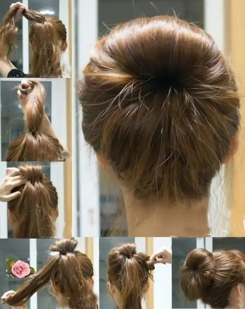 教你盘头发的40种方法【组图】