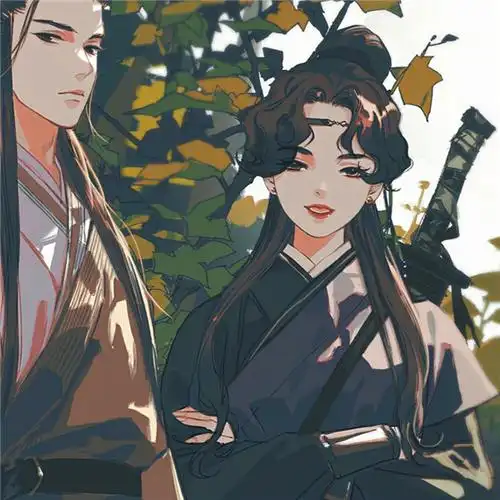 情头古风唯美动漫46张_情侣动漫头像_头像屋