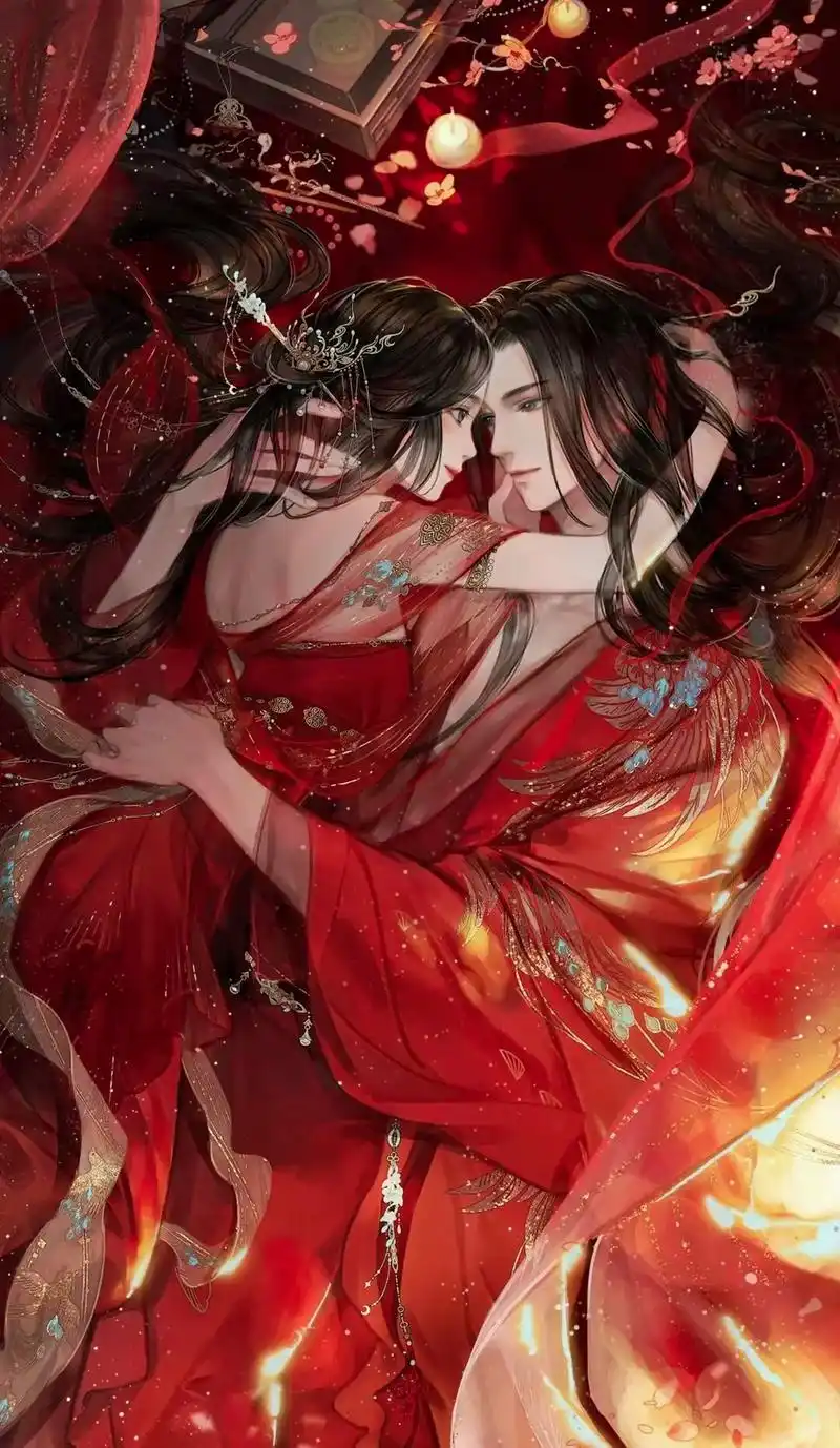 红色的古风动漫壁纸,把相册翻个底朝天,带点红影的我都弄出来, - 抖音