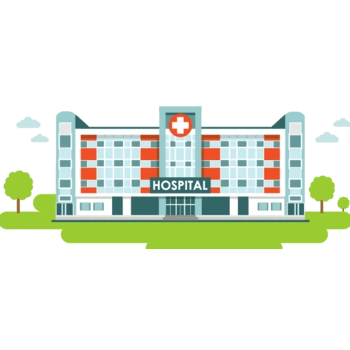 卡通手绘医院建筑图片免抠元素免费下载,图片编号94530,万素网