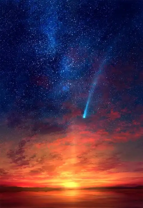 动画 动漫杂谈 p站美图推荐——夕阳特辑"有一种低声道别的夕阳.