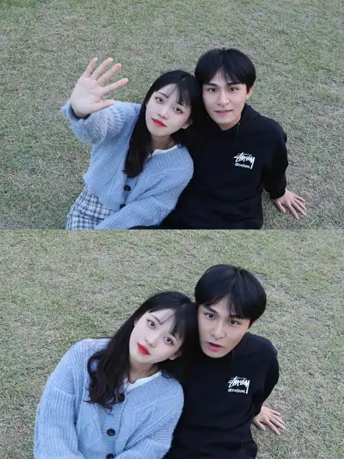 超甜情侣拍照姿势高像素头像感照片