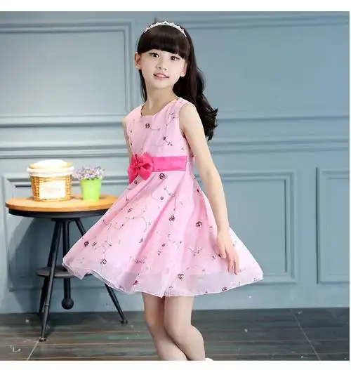 4女孩子5夏装6宝宝7公主8连衣裙9-10-12岁女童装韩版夏天网纱裙子