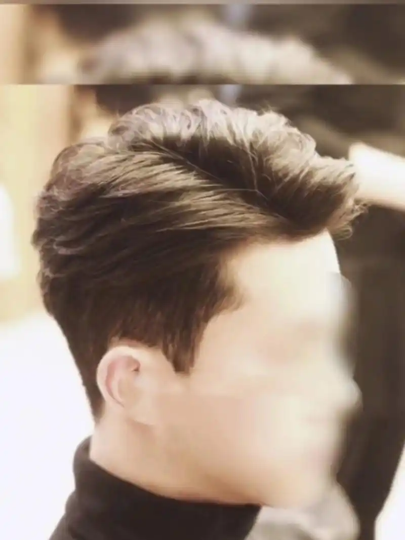 94过年必烫发型97港风三七侧背7815收藏 起来 新一老师设计