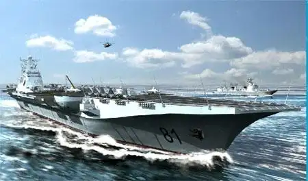 中国航母想象图