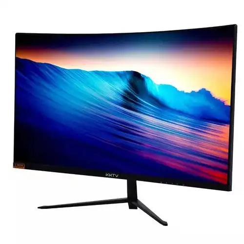 康佳kktv mk2401 24寸曲面超薄无边框 全高清显示器 吃鸡游戏电影