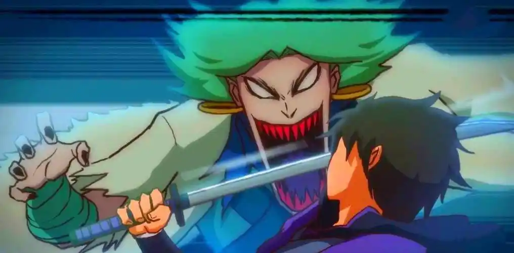 刺客伍六七:第九集剧情,阿柒辛苦卖牛杂,小摊却被赤牙劈成两半_时候