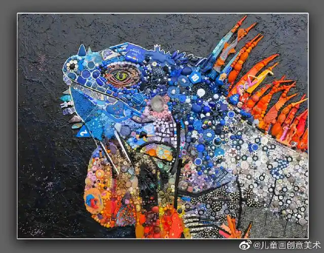 用综合材料创作装饰画,装扮教室焕发满满艺术气息!
