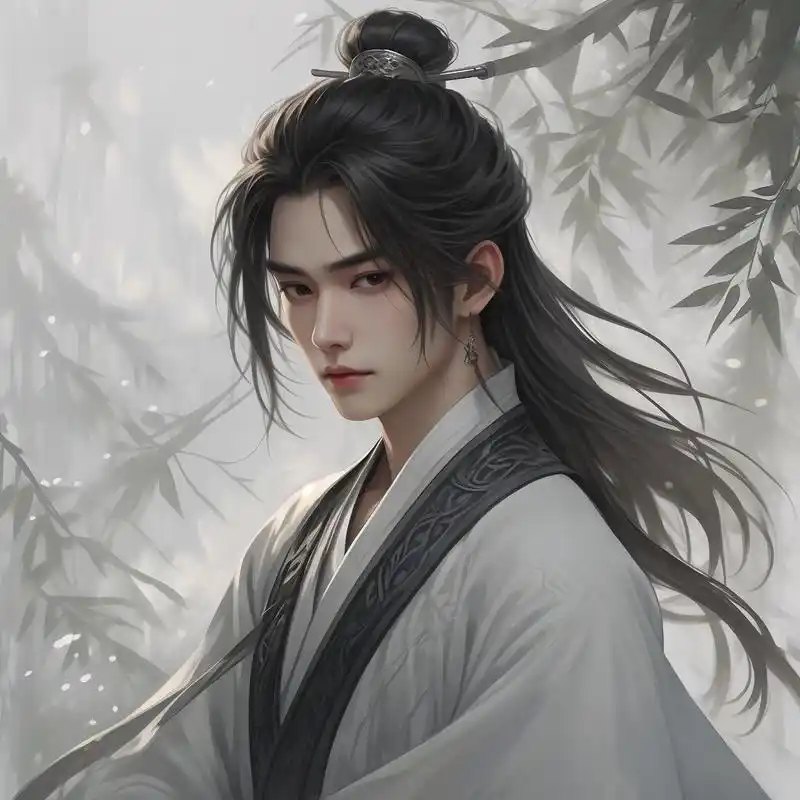 古风韵味,这些仙气清冷的男子头像,仿佛穿越时空,带你领略古代公子的