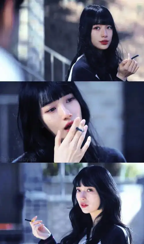 裴秀智颓废的美感##裴秀智新剧抽烟镜头