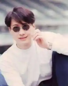 80年代明星同款假发男神黎明黑色中分四六分发型帅气日常表演道具