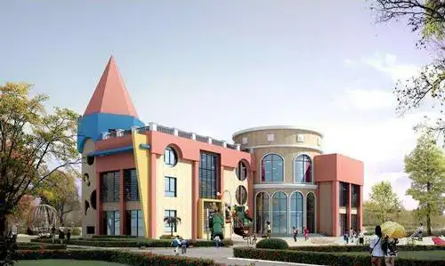 重庆幼儿园装修,幼儿园外观装饰设计效果图