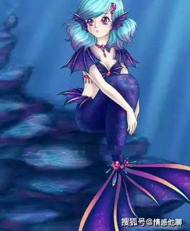 十二星座专属美人鱼壁纸,摩羯座高冷,天蝎座是个悲伤的故事!