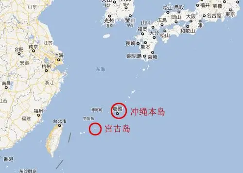 日深夜至15日凌晨期间通过位于日本冲绳县宫古岛东北约110里处的公海