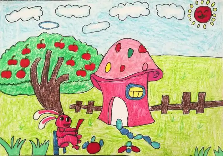 进宝斋美术班儿童作品展 ～～～～ 作品随机排序